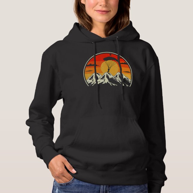 Sudadera Atardecer de Skydiving (Anverso)