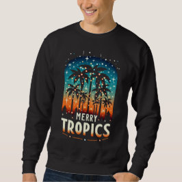 Sudadera Atardecer de Trópicos Alegres – Luces Navideñas Tr