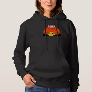 Sudadera Atardecer del árbol de palma de Peter Retro Vintag