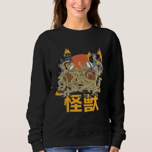 Sudadera Atardecer del Monstruo Gigante de Espaguetis Japon