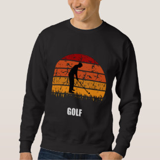 Sudadera atardecer retro de golf