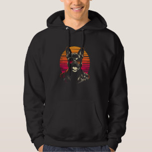 Sudadera Atardecer retro del Bulldog francés - Bree de Bull