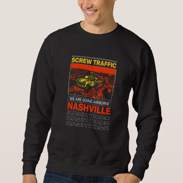 Sudadera Atasco de tráfico de Nashville (Anverso)