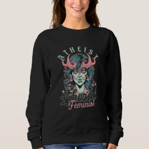 Sudadera Atea Liberal Feminista Feminismo Ateísmo