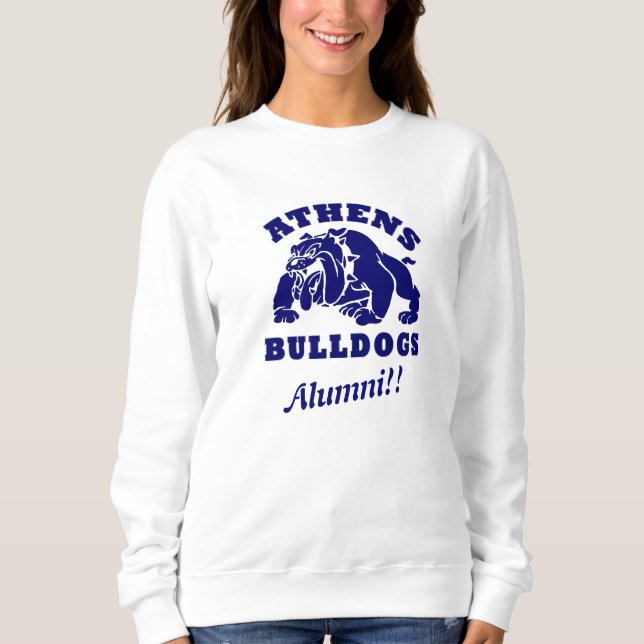 Sudadera Atenas Bulldog dulces femeninos (Anverso)