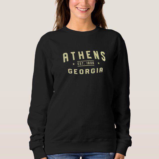 Sudadera Atenas Georgia 1806 Ga American Athenian Usa Resid (Anverso)