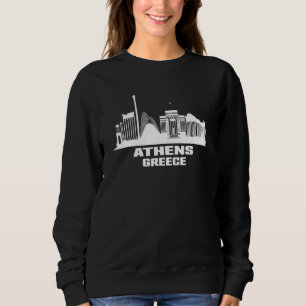 Sudadera Atenas Grecia Skyline Greens Cityscape