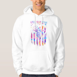 Sudadera Atención de Ayuda de Amor para Enfermeras