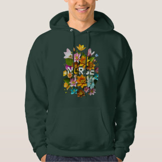 Sudadera Atención de salud floreciente - Tributo floral a e