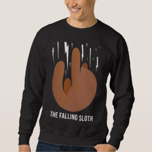 Sudadera Atención Eslogan Caída