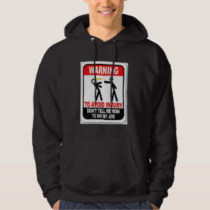 Sudadera ¡Atención! Para evitar lesiones no me diga cómo ha