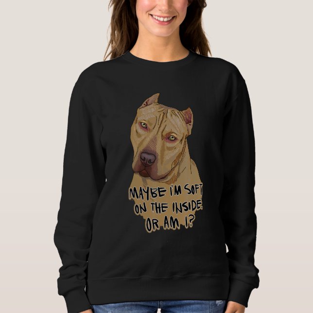Sudadera Aterrador De Toros De Techo Estadounidense Tal Vez (Anverso)