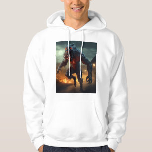 Sudadera Aterrador diseño de camiseta del monstruo Skinwalk