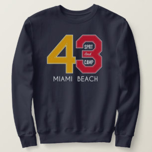Sudadera Athletic varsity Miami Beach Florida