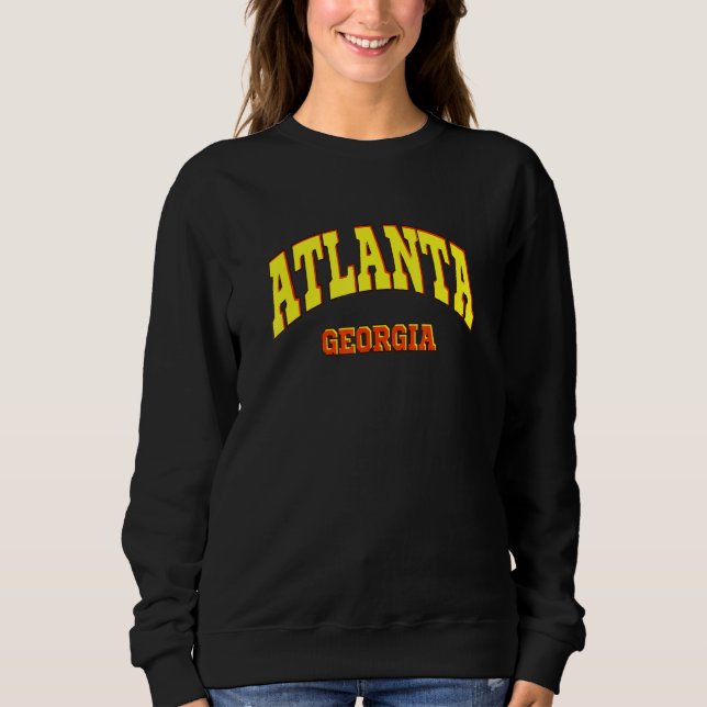 Sudadera Atlánta Estado De Georgia Diseño Esportivo Estétic (Anverso)