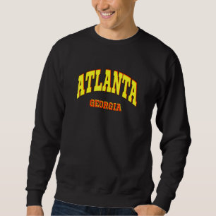 Sudadera Atlánta Estado De Georgia Diseño Esportivo Estétic