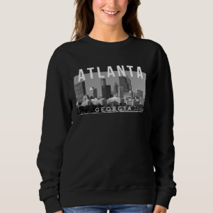 Sudadera Atlanta Georgia ATL La A Ciudad Puerta Horizonte