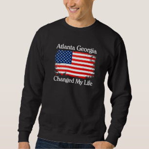 Sudadera Atlanta Georgia cambió mi vida Atl Tendencias Popu