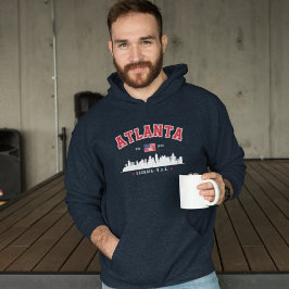 Sudadera Atlanta Georgia Modern City Skyline