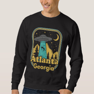 Sudadera Atlanta Georgia Ufo Alien Hunter Orgullo del Estad