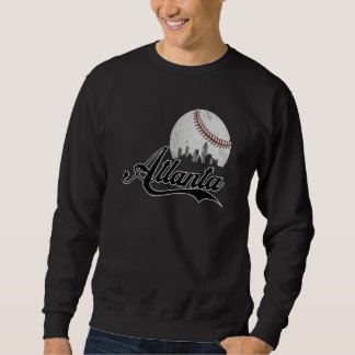 Sudadera Atlanta Skyline Atlanta Georgia Baseball Cityscape