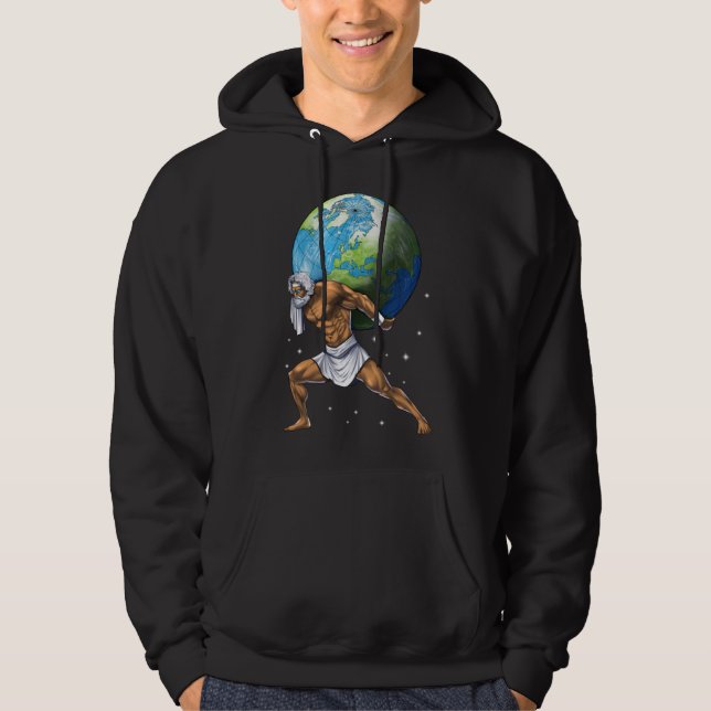 Sudadera Atlas de Dios de la mitología griega (Anverso)