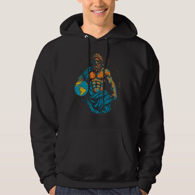 Sudadera Atlas Greek Mythology (Anverso)