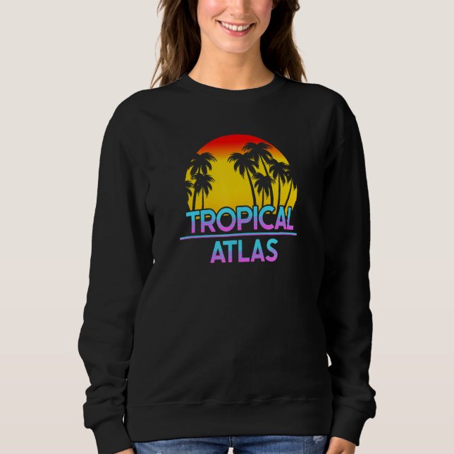 Sudadera Atlas Michigan Funny Irónico Clima (Anverso)