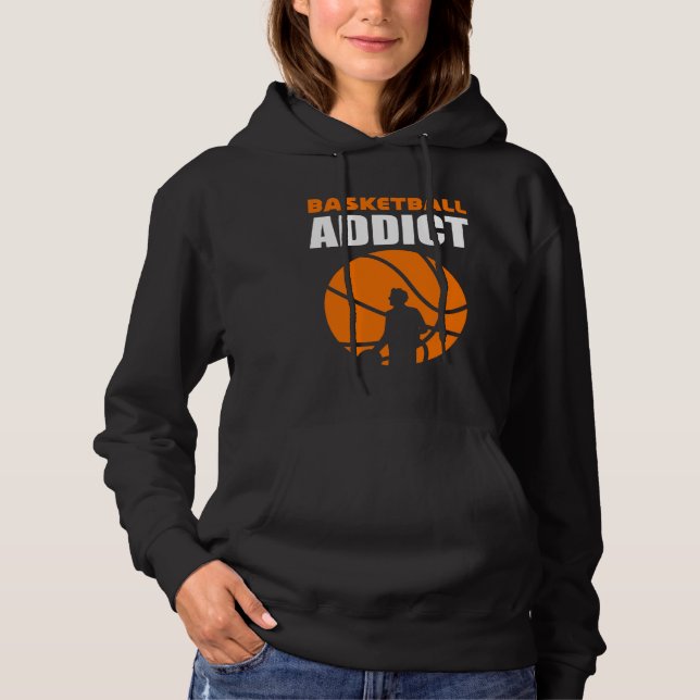 Sudadera Atleta Adicto al Baloncesto (Anverso)