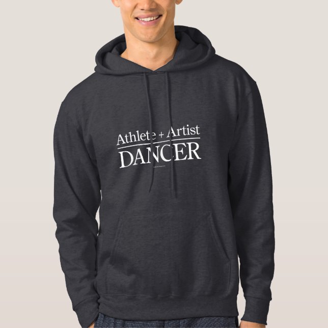 Sudadera Atleta + Artista = bailarín (Anverso)
