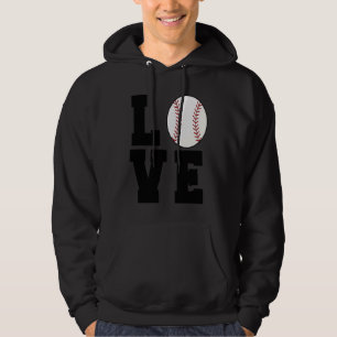 Sudadera Atleta de béisbol Love Mom Dad Coach Player Sport