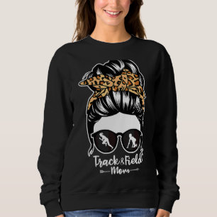 Sudadera Atleta De Pista Y Campo De La Madre Messy Bun Hair