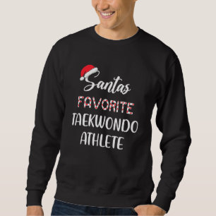 Sudadera Atleta de Taekwondo Favorito de Santa Navidad Taek