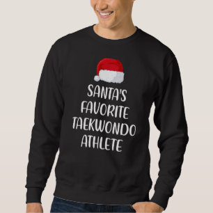 Sudadera Atleta de Taekwondo Favorito del Santa Navidad Tae