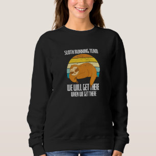 Sudadera Atleta del equipo de Sloth Running Slow Walk Marat