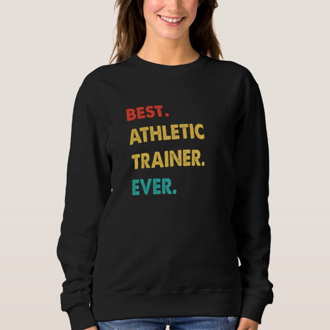 Sudadera ATLETIC TRAINER Profesora Retro mejor ATLÉTICO TR (Anverso)