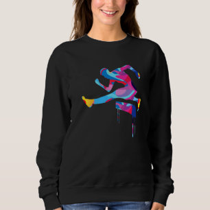 Sudadera Atletismo Atletismo Gráfico Colorido  