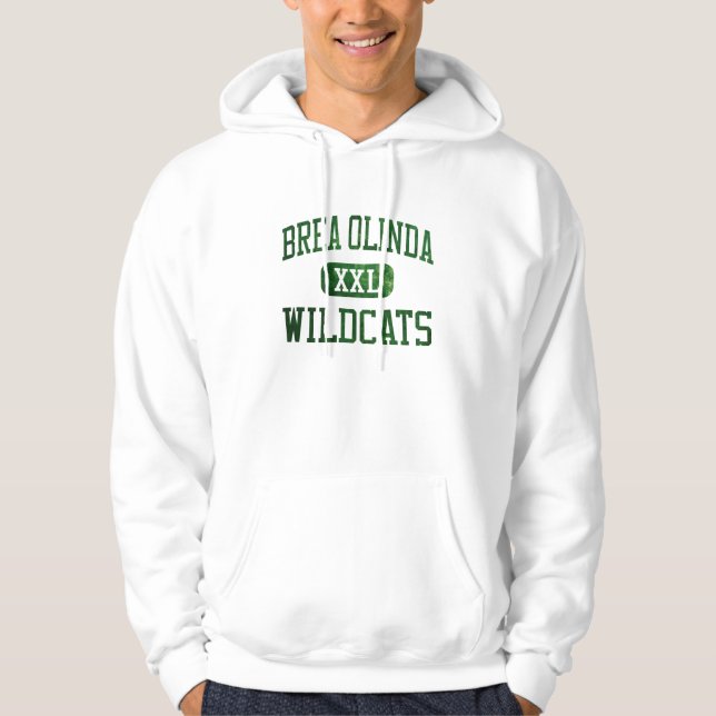 Sudadera Atletismo de los gatos monteses de Brea Olinda (Anverso)