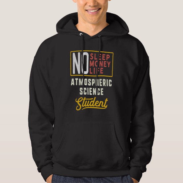 Sudadera Atmospheric Science Major Studen Graduation (Anverso)