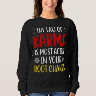 Sudadera Atracción De La Raíz Chakra Chakra Ley De Karma Ch