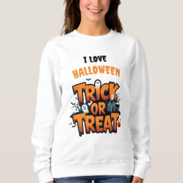 Sudadera Atractiva noche de Halloween con fantasmas
