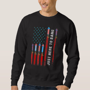 Sudadera Atractivo Acá Al Bang 4 De Julio Bandera De Estado