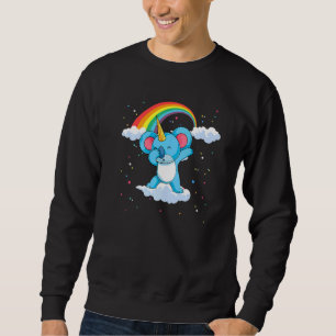 Sudadera Atractivo animal zoológico Arcoiris Koalacorn Unic