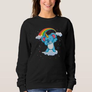 Sudadera Atractivo animal zoológico Arcoiris Koalacorn Unic