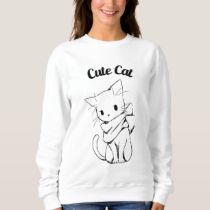 Sudadera Atractivos Whiskers - Gato acogedor