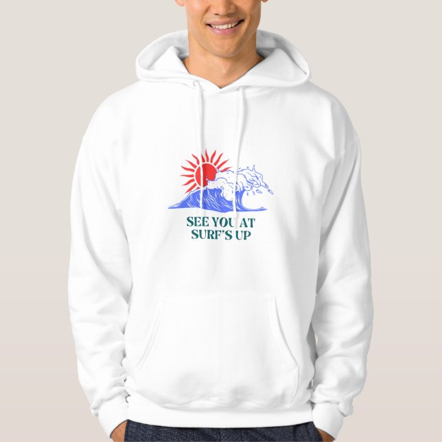 Sudadera Atrapado en la Próxima Ola de Diseño (Anverso)