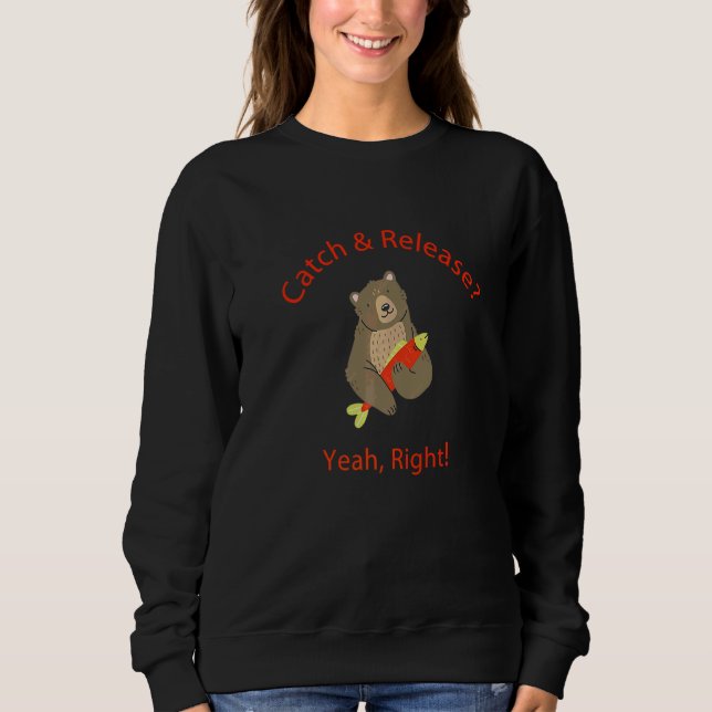 Sudadera Atrapar Soltar Sí Cierto (Anverso)