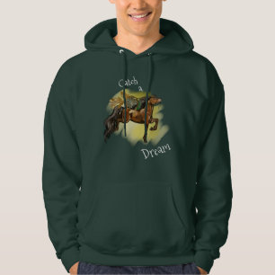 Sudadera Atrapar un caballo de la bahía de ensueño