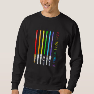 Sudadera Atrévete a ser tú mismo Espadas ligeras de la band