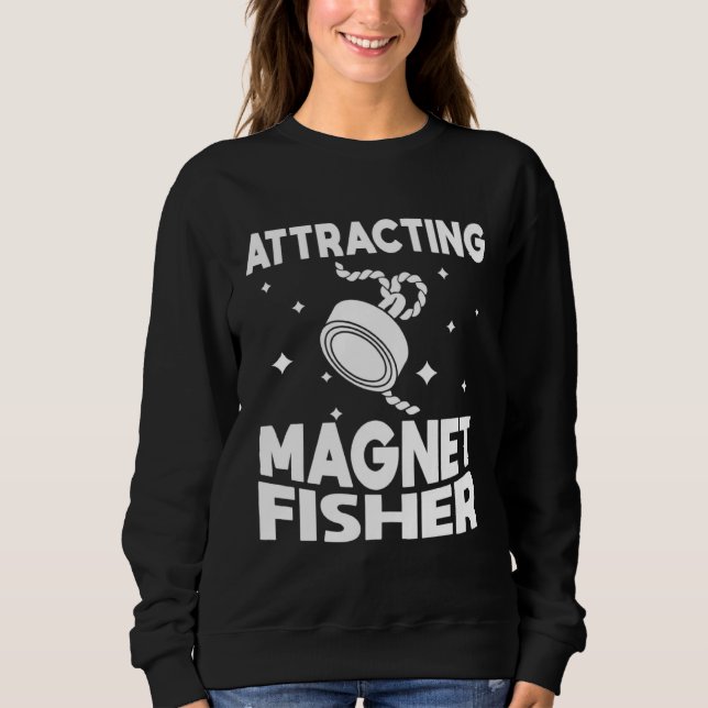 Sudadera Attracting Magnet Fisher Environmentalism Magnetic (Anverso)